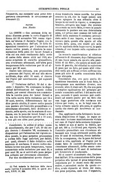 Annali della giurisprudenza italiana raccolta generale delle decisioni delle Corti di cassazione e d'appello in materia civile, criminale, commerciale, di diritto pubblico e amministrativo, e di procedura civile e penale