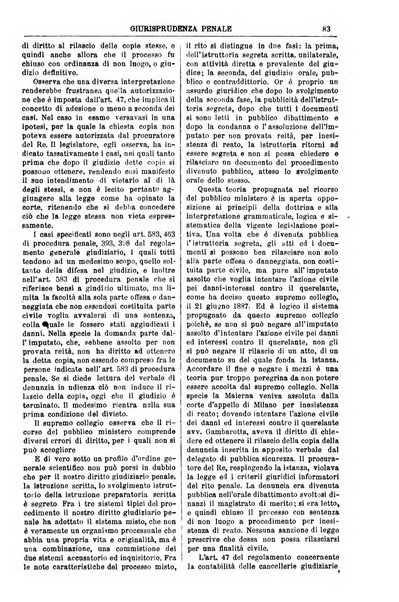 Annali della giurisprudenza italiana raccolta generale delle decisioni delle Corti di cassazione e d'appello in materia civile, criminale, commerciale, di diritto pubblico e amministrativo, e di procedura civile e penale