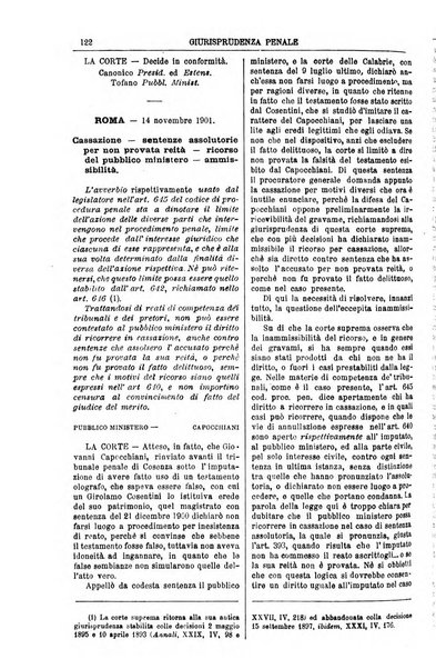 Annali della giurisprudenza italiana raccolta generale delle decisioni delle Corti di cassazione e d'appello in materia civile, criminale, commerciale, di diritto pubblico e amministrativo, e di procedura civile e penale