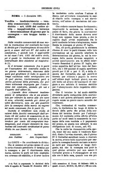 Annali della giurisprudenza italiana raccolta generale delle decisioni delle Corti di cassazione e d'appello in materia civile, criminale, commerciale, di diritto pubblico e amministrativo, e di procedura civile e penale