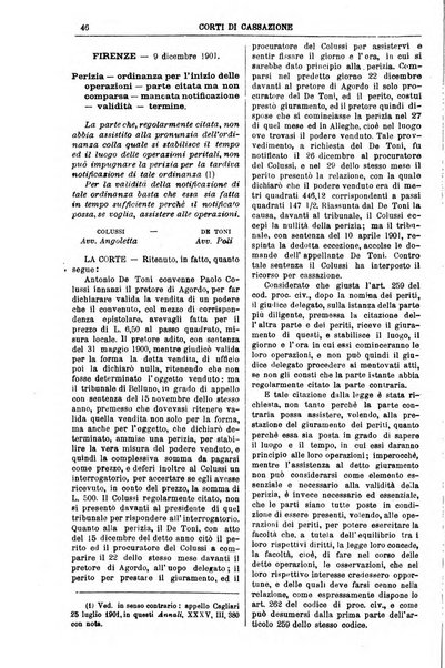 Annali della giurisprudenza italiana raccolta generale delle decisioni delle Corti di cassazione e d'appello in materia civile, criminale, commerciale, di diritto pubblico e amministrativo, e di procedura civile e penale