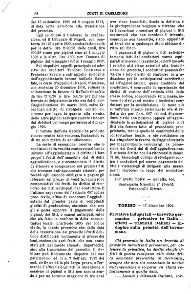 Annali della giurisprudenza italiana raccolta generale delle decisioni delle Corti di cassazione e d'appello in materia civile, criminale, commerciale, di diritto pubblico e amministrativo, e di procedura civile e penale