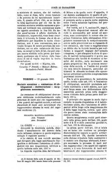 Annali della giurisprudenza italiana raccolta generale delle decisioni delle Corti di cassazione e d'appello in materia civile, criminale, commerciale, di diritto pubblico e amministrativo, e di procedura civile e penale