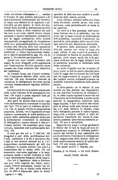 Annali della giurisprudenza italiana raccolta generale delle decisioni delle Corti di cassazione e d'appello in materia civile, criminale, commerciale, di diritto pubblico e amministrativo, e di procedura civile e penale