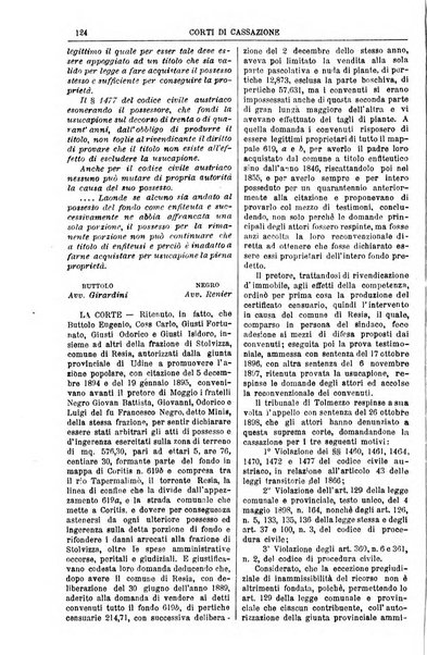 Annali della giurisprudenza italiana raccolta generale delle decisioni delle Corti di cassazione e d'appello in materia civile, criminale, commerciale, di diritto pubblico e amministrativo, e di procedura civile e penale