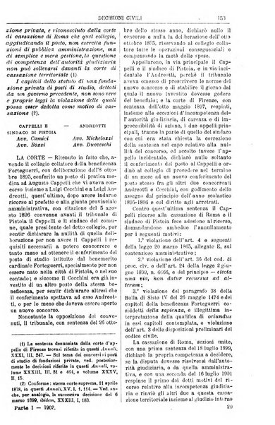 Annali della giurisprudenza italiana raccolta generale delle decisioni delle Corti di cassazione e d'appello in materia civile, criminale, commerciale, di diritto pubblico e amministrativo, e di procedura civile e penale