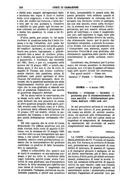 Annali della giurisprudenza italiana raccolta generale delle decisioni delle Corti di cassazione e d'appello in materia civile, criminale, commerciale, di diritto pubblico e amministrativo, e di procedura civile e penale