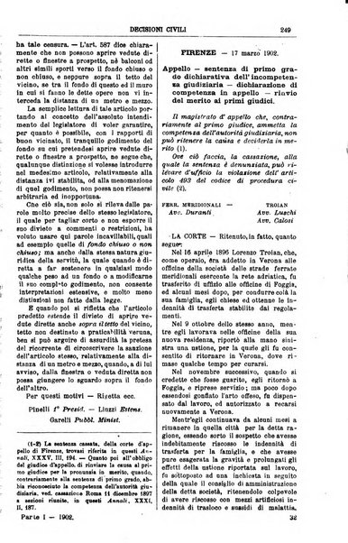 Annali della giurisprudenza italiana raccolta generale delle decisioni delle Corti di cassazione e d'appello in materia civile, criminale, commerciale, di diritto pubblico e amministrativo, e di procedura civile e penale