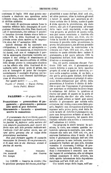 Annali della giurisprudenza italiana raccolta generale delle decisioni delle Corti di cassazione e d'appello in materia civile, criminale, commerciale, di diritto pubblico e amministrativo, e di procedura civile e penale