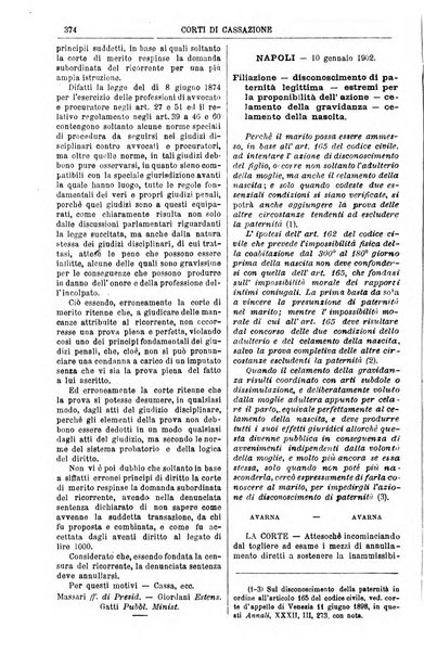 Annali della giurisprudenza italiana raccolta generale delle decisioni delle Corti di cassazione e d'appello in materia civile, criminale, commerciale, di diritto pubblico e amministrativo, e di procedura civile e penale