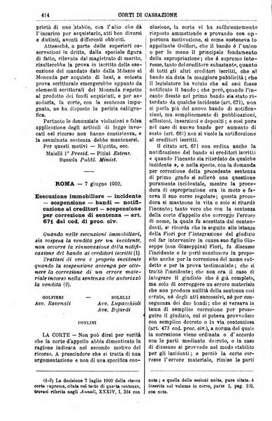 Annali della giurisprudenza italiana raccolta generale delle decisioni delle Corti di cassazione e d'appello in materia civile, criminale, commerciale, di diritto pubblico e amministrativo, e di procedura civile e penale