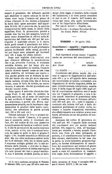 Annali della giurisprudenza italiana raccolta generale delle decisioni delle Corti di cassazione e d'appello in materia civile, criminale, commerciale, di diritto pubblico e amministrativo, e di procedura civile e penale