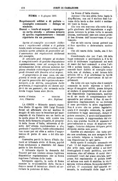 Annali della giurisprudenza italiana raccolta generale delle decisioni delle Corti di cassazione e d'appello in materia civile, criminale, commerciale, di diritto pubblico e amministrativo, e di procedura civile e penale