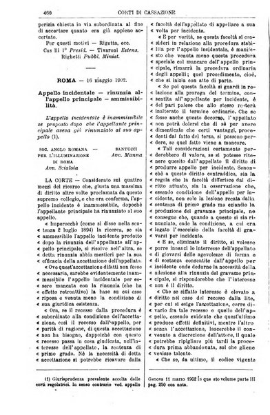 Annali della giurisprudenza italiana raccolta generale delle decisioni delle Corti di cassazione e d'appello in materia civile, criminale, commerciale, di diritto pubblico e amministrativo, e di procedura civile e penale