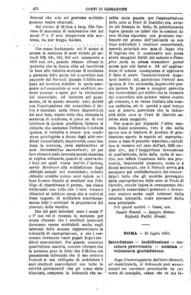 Annali della giurisprudenza italiana raccolta generale delle decisioni delle Corti di cassazione e d'appello in materia civile, criminale, commerciale, di diritto pubblico e amministrativo, e di procedura civile e penale