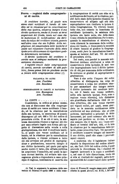 Annali della giurisprudenza italiana raccolta generale delle decisioni delle Corti di cassazione e d'appello in materia civile, criminale, commerciale, di diritto pubblico e amministrativo, e di procedura civile e penale