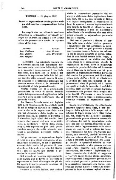 Annali della giurisprudenza italiana raccolta generale delle decisioni delle Corti di cassazione e d'appello in materia civile, criminale, commerciale, di diritto pubblico e amministrativo, e di procedura civile e penale