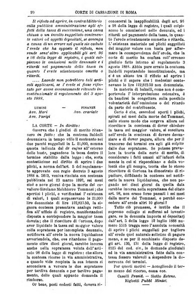 Annali della giurisprudenza italiana raccolta generale delle decisioni delle Corti di cassazione e d'appello in materia civile, criminale, commerciale, di diritto pubblico e amministrativo, e di procedura civile e penale