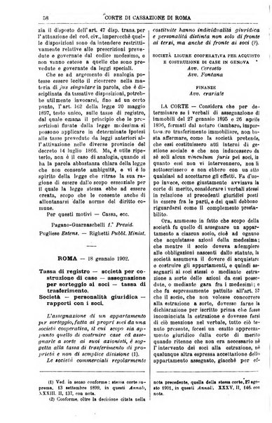 Annali della giurisprudenza italiana raccolta generale delle decisioni delle Corti di cassazione e d'appello in materia civile, criminale, commerciale, di diritto pubblico e amministrativo, e di procedura civile e penale