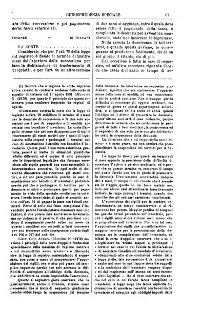 Annali della giurisprudenza italiana raccolta generale delle decisioni delle Corti di cassazione e d'appello in materia civile, criminale, commerciale, di diritto pubblico e amministrativo, e di procedura civile e penale