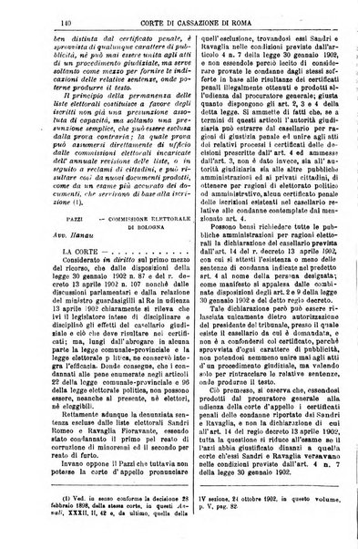 Annali della giurisprudenza italiana raccolta generale delle decisioni delle Corti di cassazione e d'appello in materia civile, criminale, commerciale, di diritto pubblico e amministrativo, e di procedura civile e penale