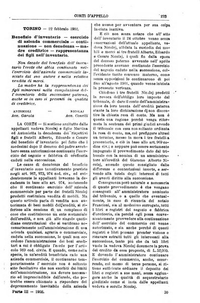 Annali della giurisprudenza italiana raccolta generale delle decisioni delle Corti di cassazione e d'appello in materia civile, criminale, commerciale, di diritto pubblico e amministrativo, e di procedura civile e penale