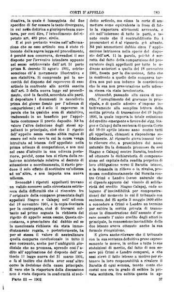 Annali della giurisprudenza italiana raccolta generale delle decisioni delle Corti di cassazione e d'appello in materia civile, criminale, commerciale, di diritto pubblico e amministrativo, e di procedura civile e penale