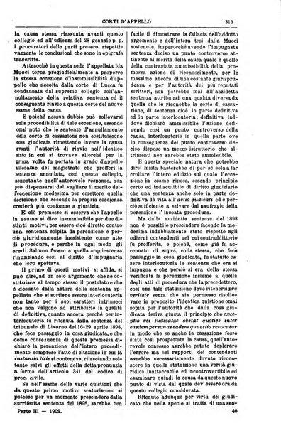 Annali della giurisprudenza italiana raccolta generale delle decisioni delle Corti di cassazione e d'appello in materia civile, criminale, commerciale, di diritto pubblico e amministrativo, e di procedura civile e penale