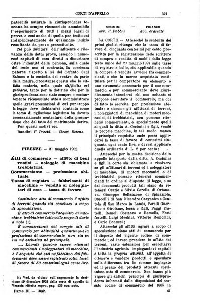 Annali della giurisprudenza italiana raccolta generale delle decisioni delle Corti di cassazione e d'appello in materia civile, criminale, commerciale, di diritto pubblico e amministrativo, e di procedura civile e penale