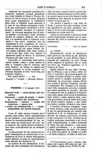 Annali della giurisprudenza italiana raccolta generale delle decisioni delle Corti di cassazione e d'appello in materia civile, criminale, commerciale, di diritto pubblico e amministrativo, e di procedura civile e penale