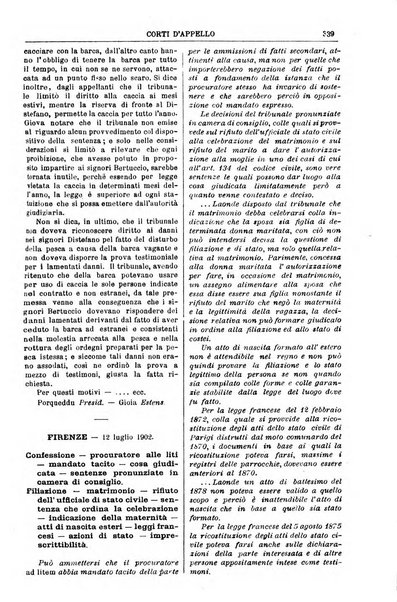 Annali della giurisprudenza italiana raccolta generale delle decisioni delle Corti di cassazione e d'appello in materia civile, criminale, commerciale, di diritto pubblico e amministrativo, e di procedura civile e penale