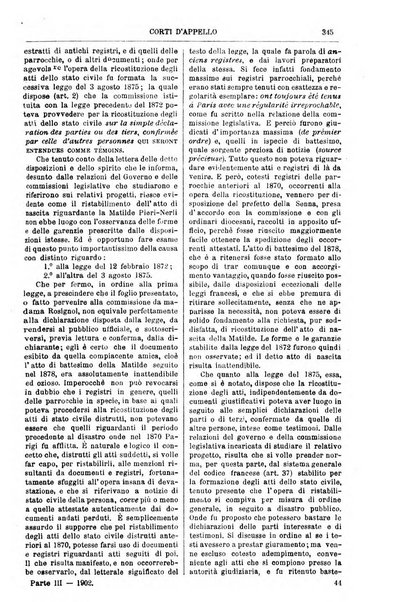 Annali della giurisprudenza italiana raccolta generale delle decisioni delle Corti di cassazione e d'appello in materia civile, criminale, commerciale, di diritto pubblico e amministrativo, e di procedura civile e penale