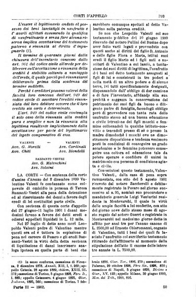 Annali della giurisprudenza italiana raccolta generale delle decisioni delle Corti di cassazione e d'appello in materia civile, criminale, commerciale, di diritto pubblico e amministrativo, e di procedura civile e penale