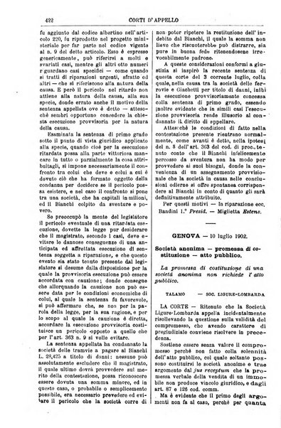 Annali della giurisprudenza italiana raccolta generale delle decisioni delle Corti di cassazione e d'appello in materia civile, criminale, commerciale, di diritto pubblico e amministrativo, e di procedura civile e penale