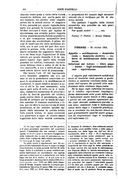 Annali della giurisprudenza italiana raccolta generale delle decisioni delle Corti di cassazione e d'appello in materia civile, criminale, commerciale, di diritto pubblico e amministrativo, e di procedura civile e penale