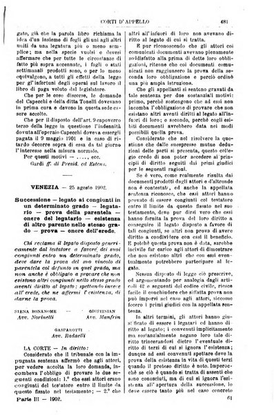 Annali della giurisprudenza italiana raccolta generale delle decisioni delle Corti di cassazione e d'appello in materia civile, criminale, commerciale, di diritto pubblico e amministrativo, e di procedura civile e penale