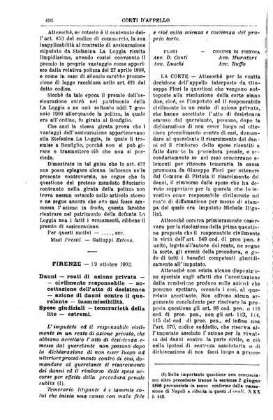 Annali della giurisprudenza italiana raccolta generale delle decisioni delle Corti di cassazione e d'appello in materia civile, criminale, commerciale, di diritto pubblico e amministrativo, e di procedura civile e penale