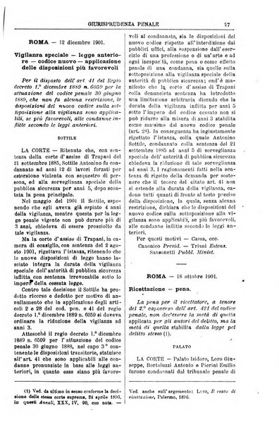 Annali della giurisprudenza italiana raccolta generale delle decisioni delle Corti di cassazione e d'appello in materia civile, criminale, commerciale, di diritto pubblico e amministrativo, e di procedura civile e penale