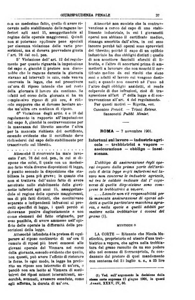 Annali della giurisprudenza italiana raccolta generale delle decisioni delle Corti di cassazione e d'appello in materia civile, criminale, commerciale, di diritto pubblico e amministrativo, e di procedura civile e penale