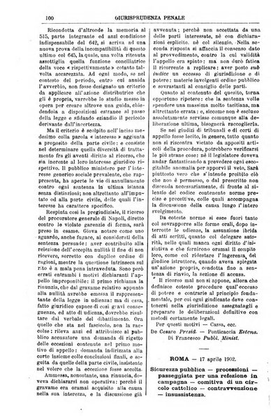 Annali della giurisprudenza italiana raccolta generale delle decisioni delle Corti di cassazione e d'appello in materia civile, criminale, commerciale, di diritto pubblico e amministrativo, e di procedura civile e penale