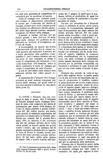 Annali della giurisprudenza italiana raccolta generale delle decisioni delle Corti di cassazione e d'appello in materia civile, criminale, commerciale, di diritto pubblico e amministrativo, e di procedura civile e penale