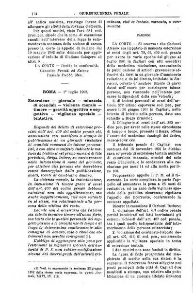 Annali della giurisprudenza italiana raccolta generale delle decisioni delle Corti di cassazione e d'appello in materia civile, criminale, commerciale, di diritto pubblico e amministrativo, e di procedura civile e penale