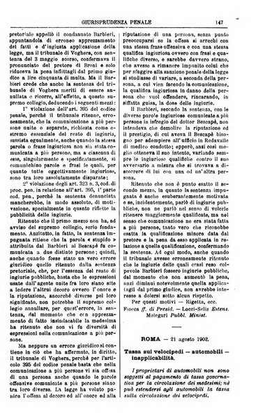 Annali della giurisprudenza italiana raccolta generale delle decisioni delle Corti di cassazione e d'appello in materia civile, criminale, commerciale, di diritto pubblico e amministrativo, e di procedura civile e penale