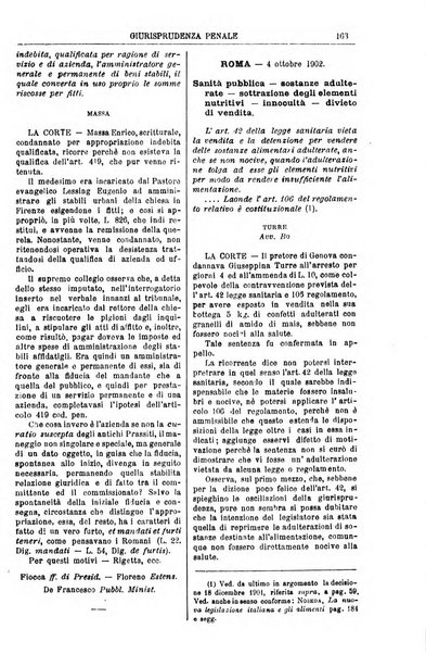 Annali della giurisprudenza italiana raccolta generale delle decisioni delle Corti di cassazione e d'appello in materia civile, criminale, commerciale, di diritto pubblico e amministrativo, e di procedura civile e penale