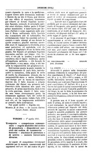 Annali della giurisprudenza italiana raccolta generale delle decisioni delle Corti di cassazione e d'appello in materia civile, criminale, commerciale, di diritto pubblico e amministrativo, e di procedura civile e penale