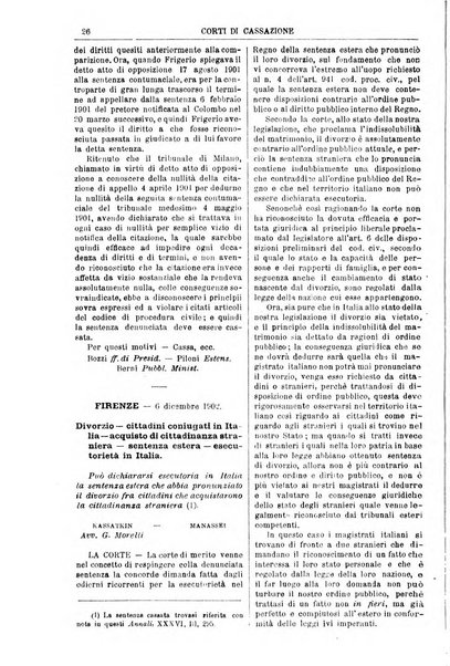 Annali della giurisprudenza italiana raccolta generale delle decisioni delle Corti di cassazione e d'appello in materia civile, criminale, commerciale, di diritto pubblico e amministrativo, e di procedura civile e penale