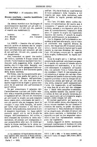 Annali della giurisprudenza italiana raccolta generale delle decisioni delle Corti di cassazione e d'appello in materia civile, criminale, commerciale, di diritto pubblico e amministrativo, e di procedura civile e penale