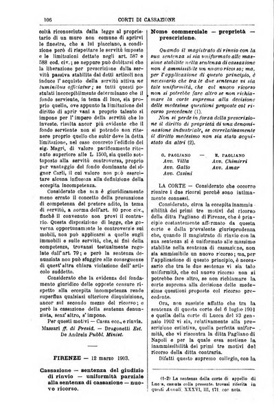 Annali della giurisprudenza italiana raccolta generale delle decisioni delle Corti di cassazione e d'appello in materia civile, criminale, commerciale, di diritto pubblico e amministrativo, e di procedura civile e penale