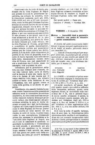 Annali della giurisprudenza italiana raccolta generale delle decisioni delle Corti di cassazione e d'appello in materia civile, criminale, commerciale, di diritto pubblico e amministrativo, e di procedura civile e penale