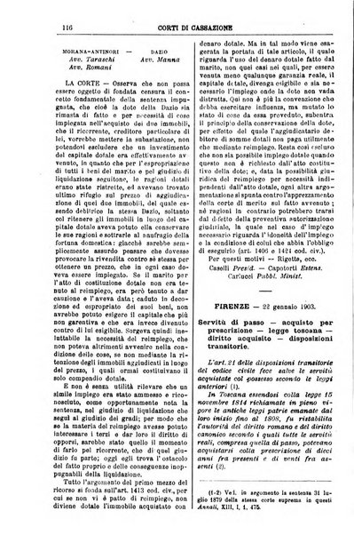 Annali della giurisprudenza italiana raccolta generale delle decisioni delle Corti di cassazione e d'appello in materia civile, criminale, commerciale, di diritto pubblico e amministrativo, e di procedura civile e penale